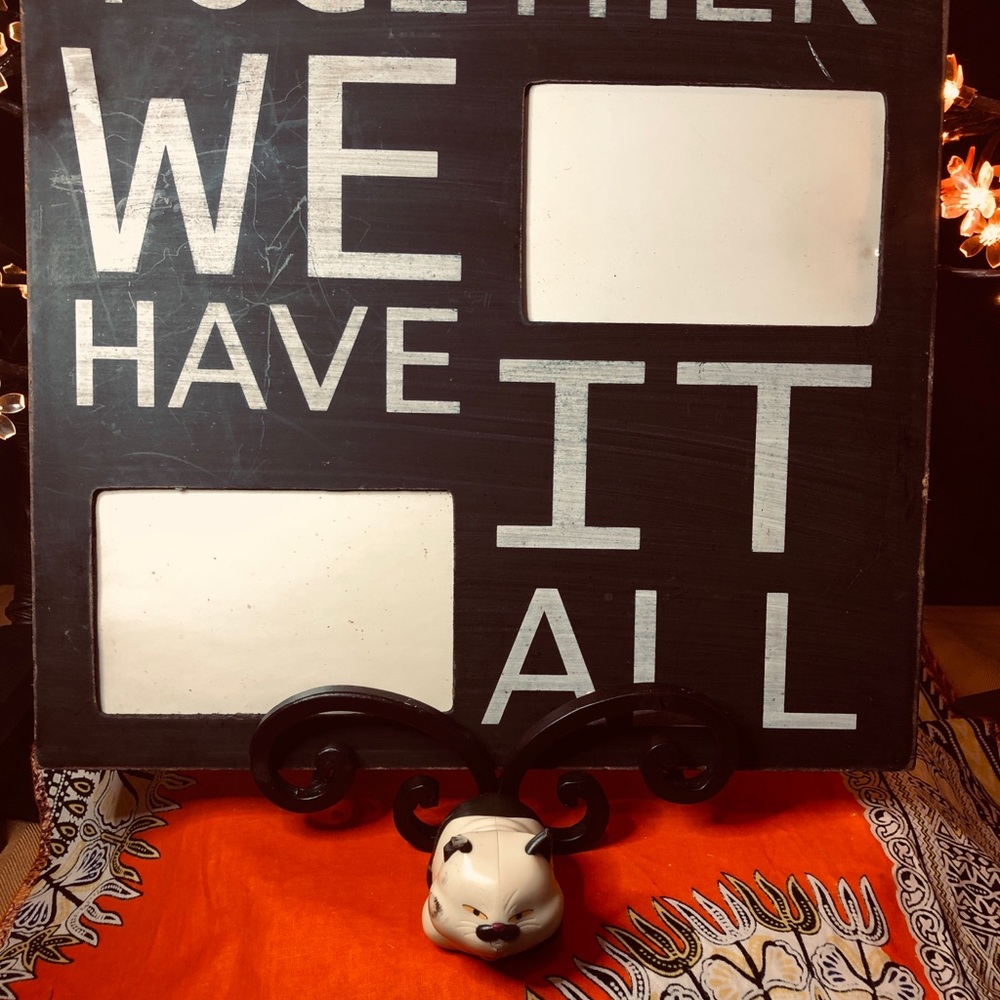 Black and White Decorative Sign - Picture 1 of 8